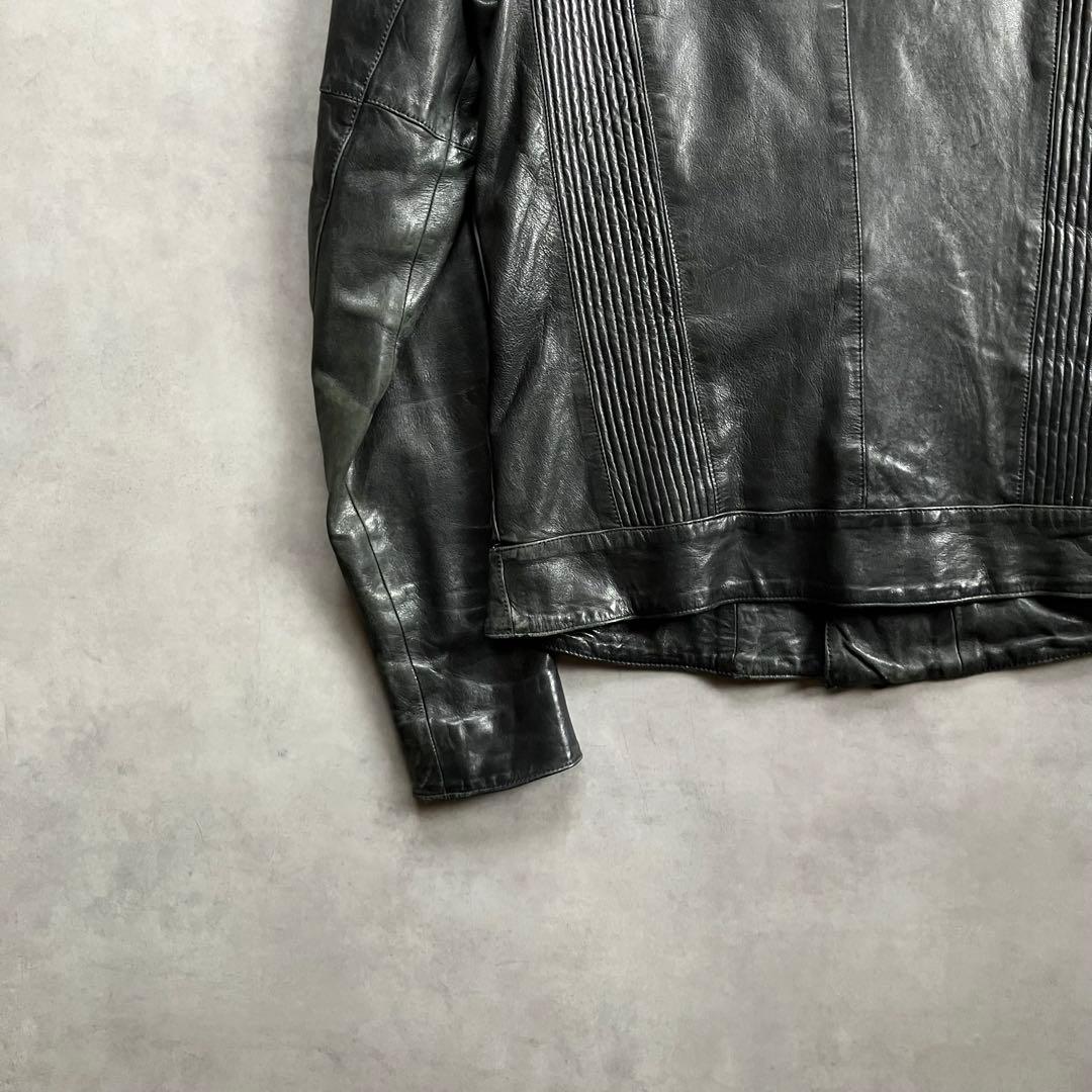 ジャケット・アウター 00s y2k archive LHP zip leather jacket