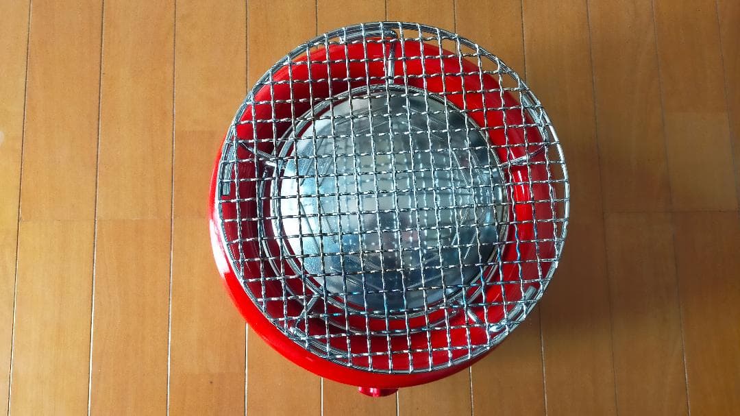 （お値下げ中）【アラジン】ポータブルガスカセットコンロ ヒバリン（赤）付属品アリ
