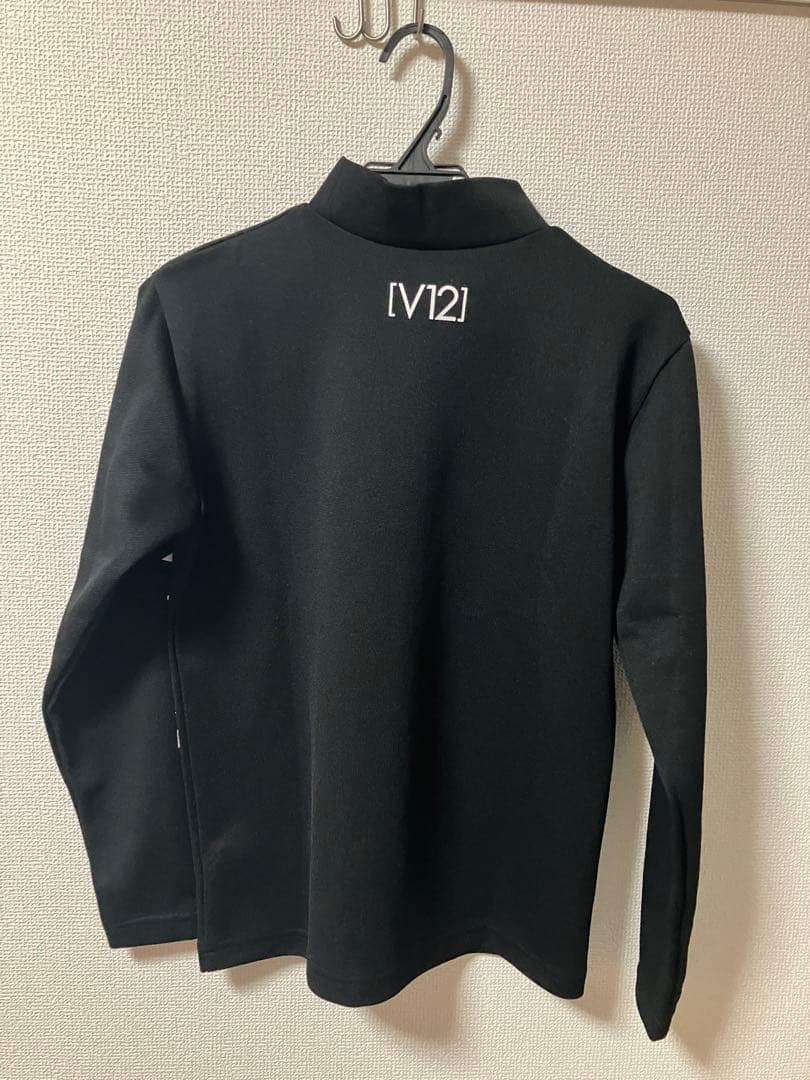 1月中　限定値下げ[V12] ハイネック黒シャツ　v122310mk08