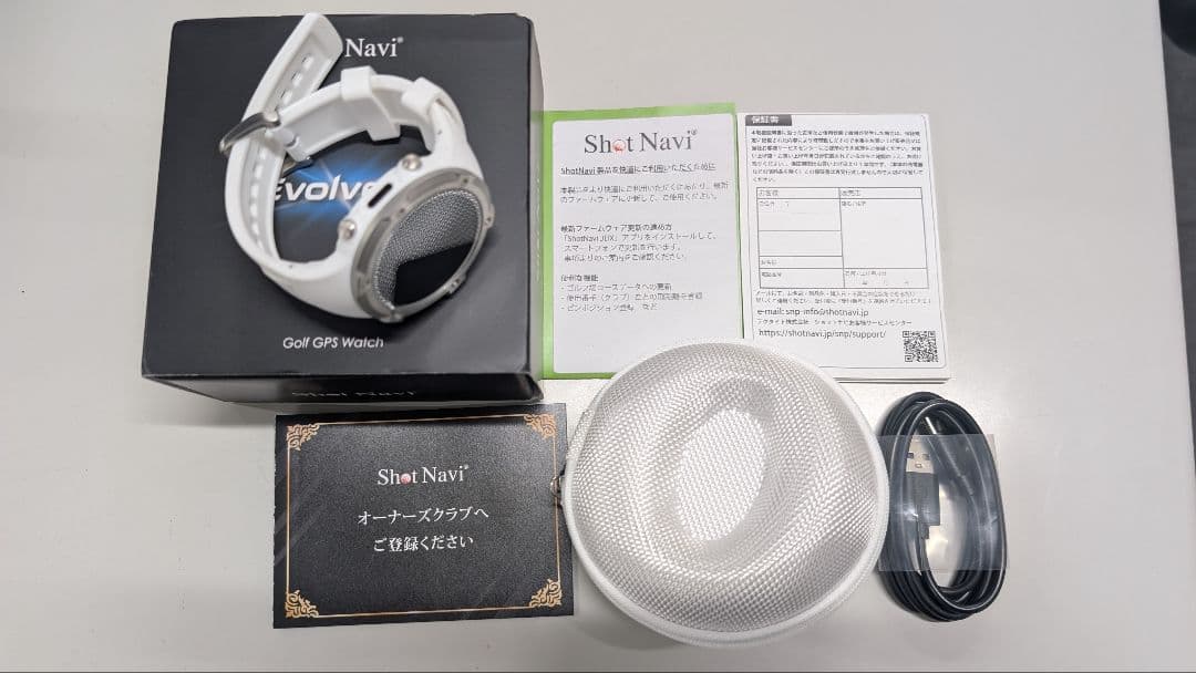 Shot Navi Evolve α ゴルフGPSウォッチ【美品】
