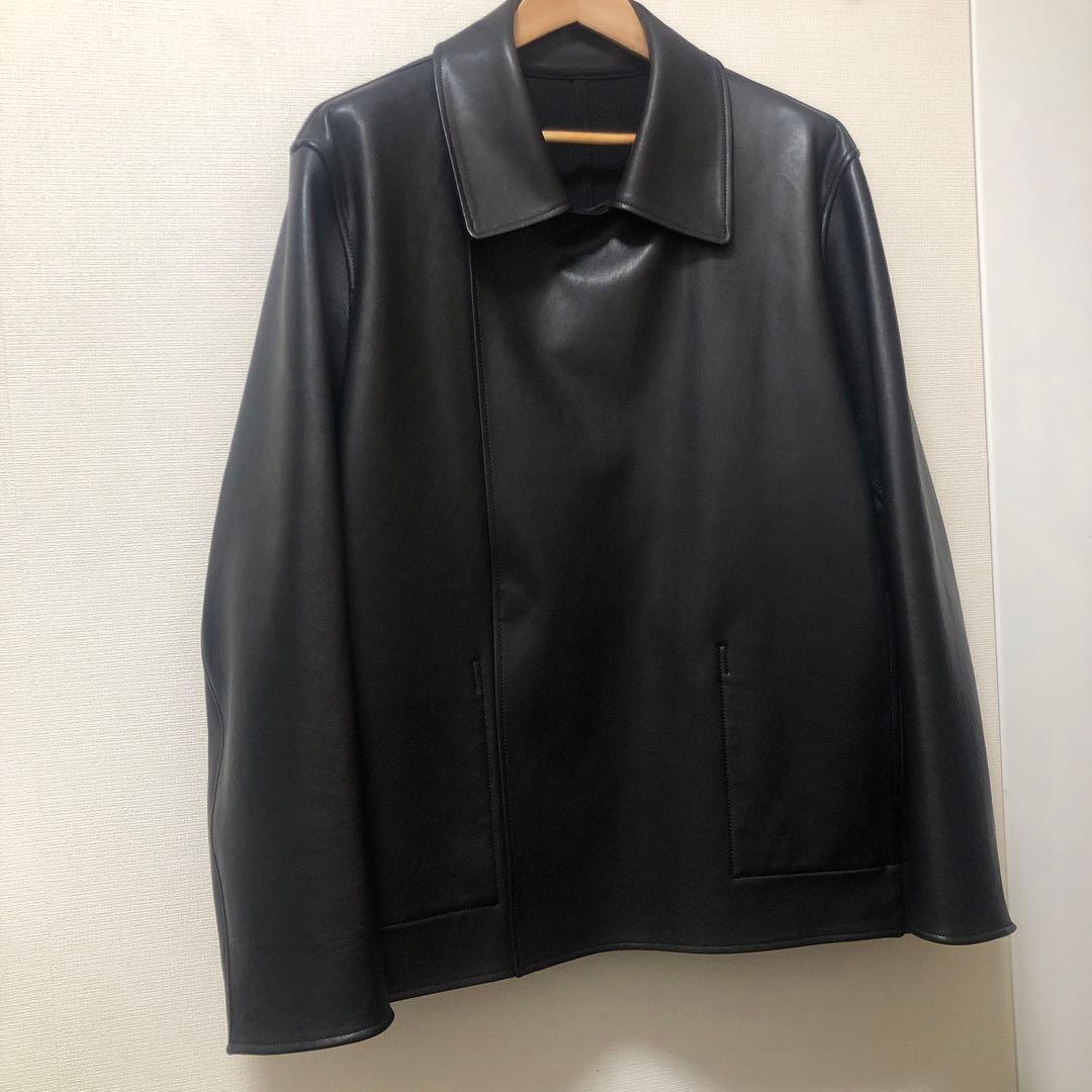 ジャケット・アウター ssstein 24aw BONDED LEATHER SHORT JAKET