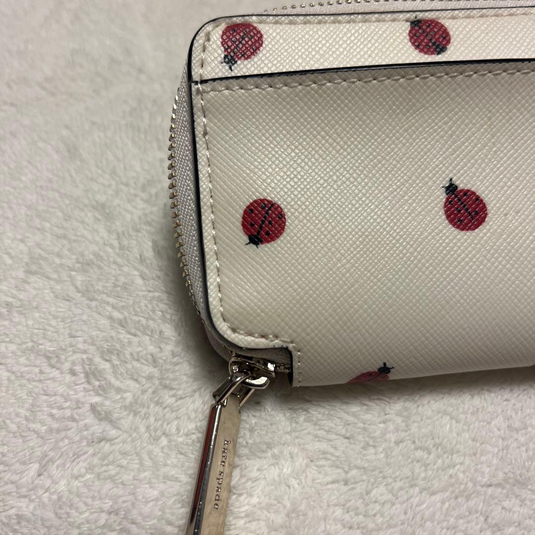 【美品】kate spade NEW YORK てんとう虫柄キーケー