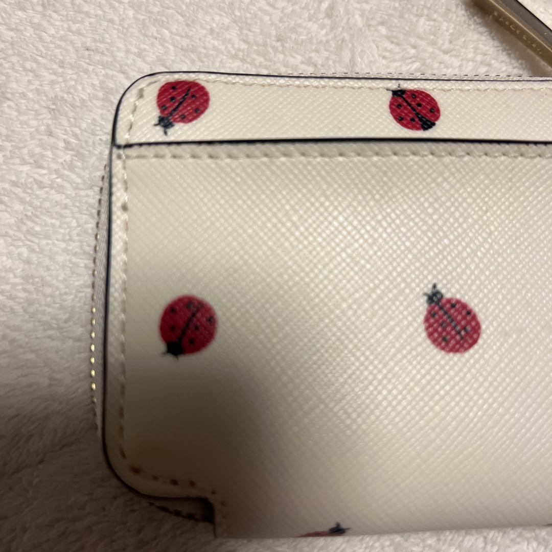 【美品】kate spade NEW YORK てんとう虫柄キーケー