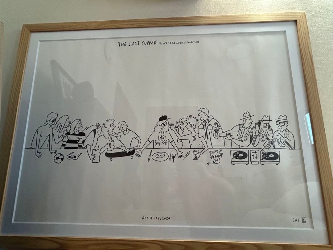 長場雄　「THE LAST SUPPER 」ポスター