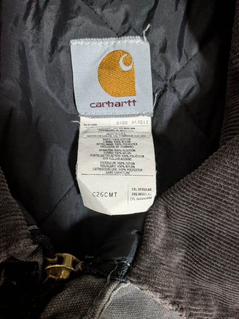 ス*グ様 Carhartt トラディショナルコート USA製 90s〜00s フ