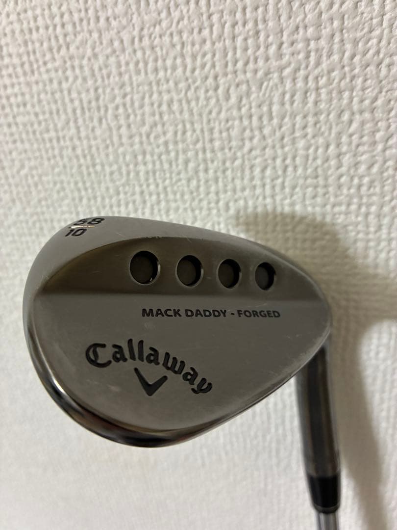 52度58度2本セットキャロウェイウェッジMACK DADDYFORGEDグレー