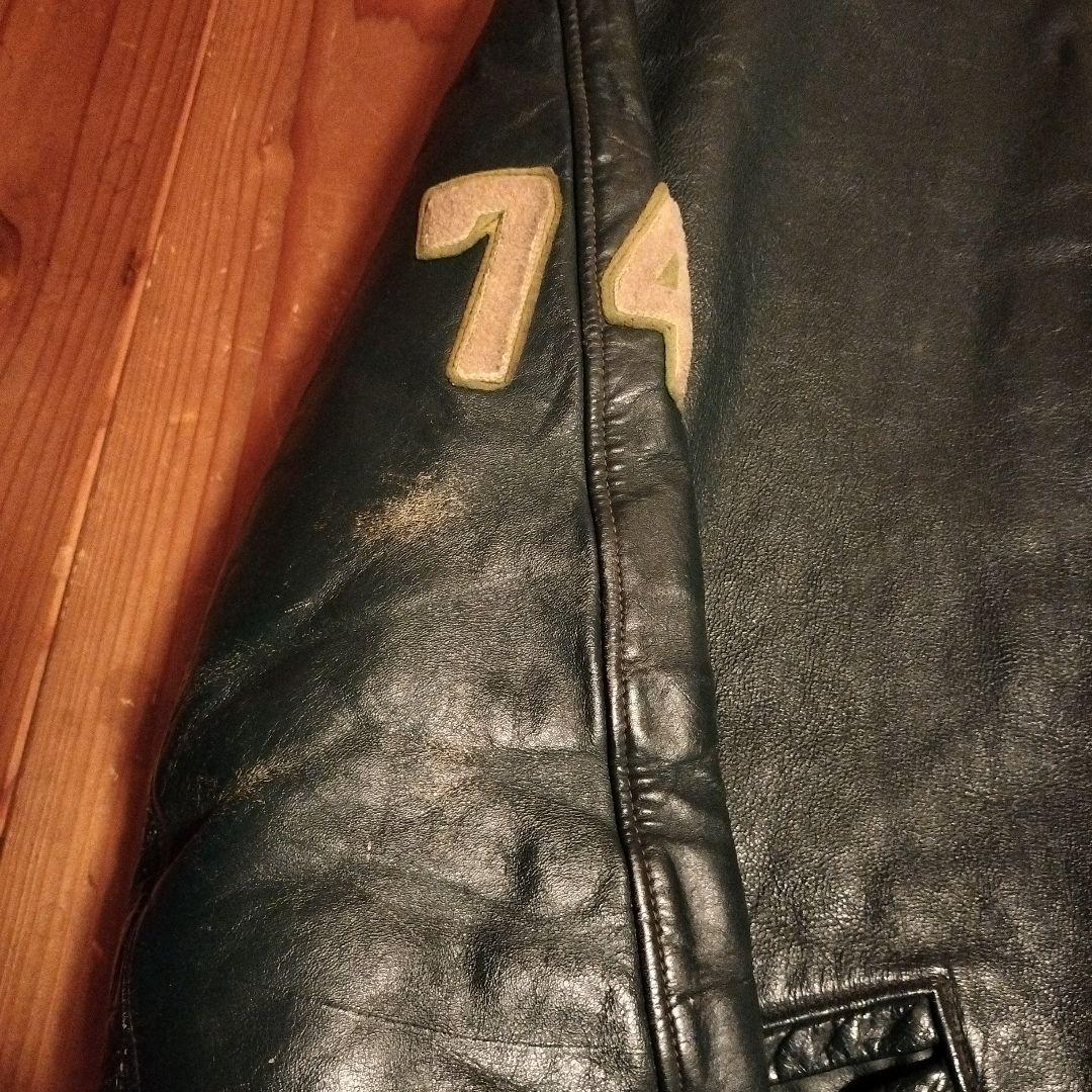 60〜70s　オールレザースタジャン