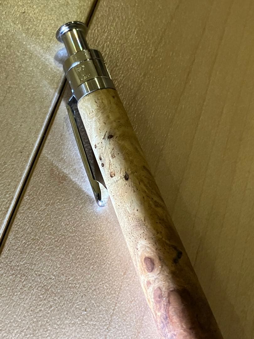 工房楔　花梨紅白　ルーチェペン　ボールペン