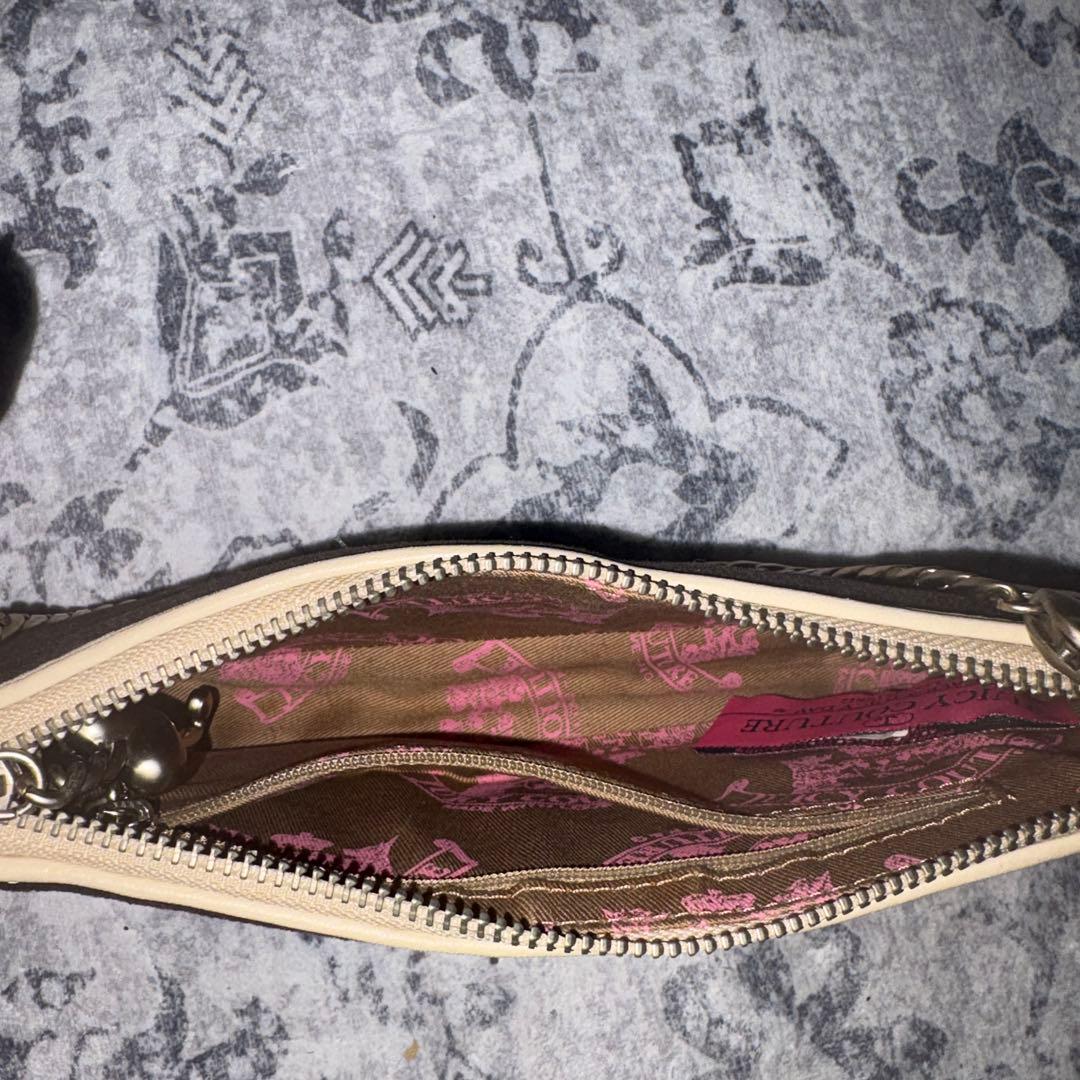レア Juicy Couture ショルダーバッグ ブラック × ベージュ