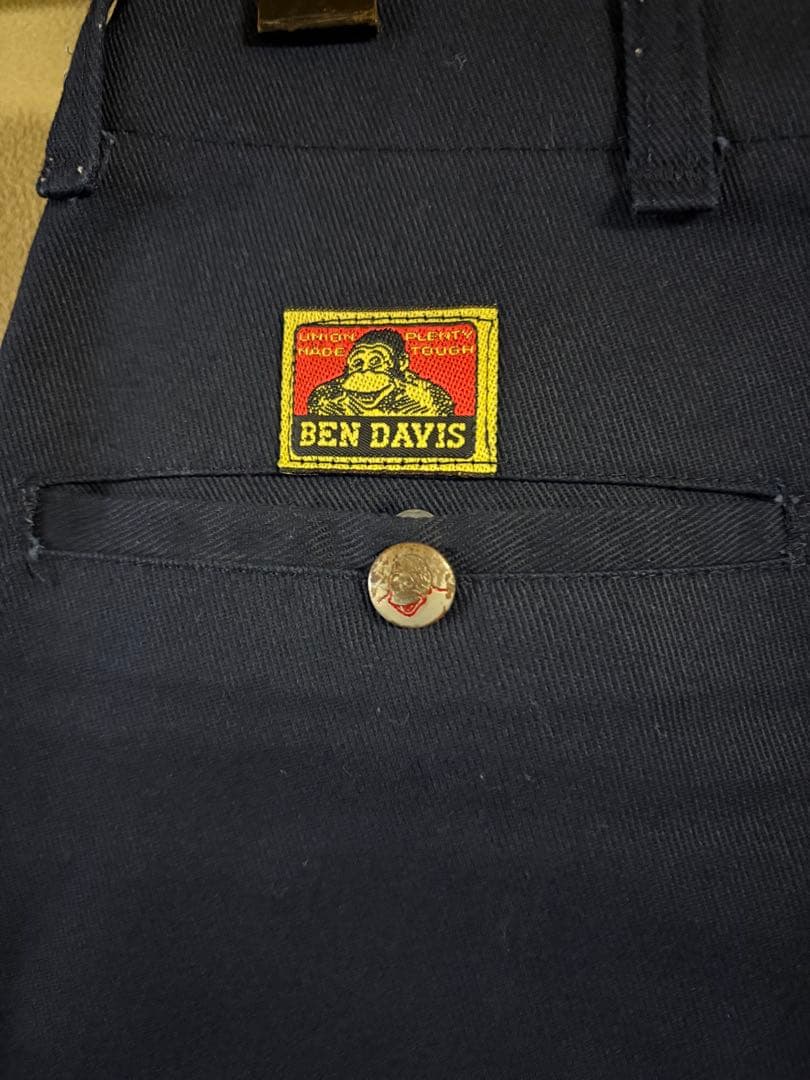 BEN DAVIS ネイビー ワークパンツ 70年代