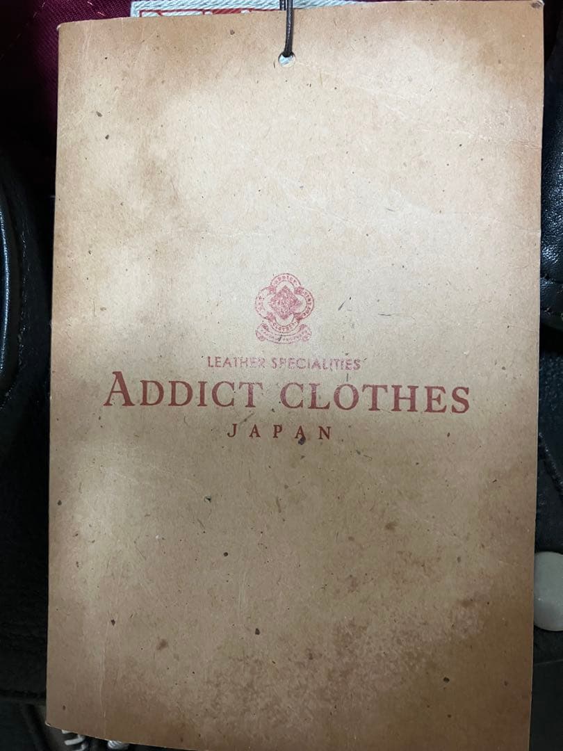 【美品】アディクトクローズ ライダースジャケット 34