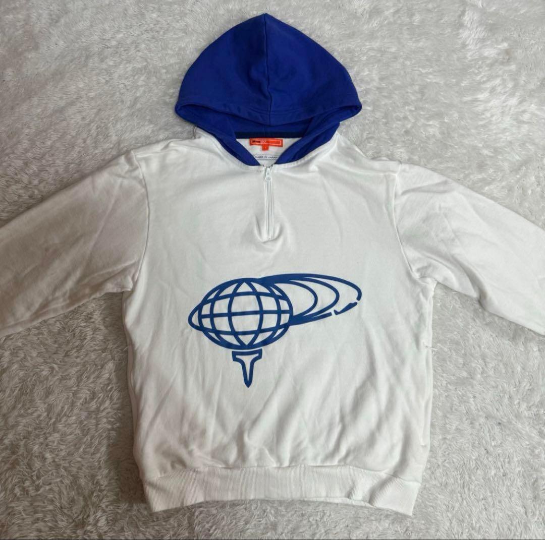 BEAMS GOLF プルオーバー パーカー ビックロゴ L