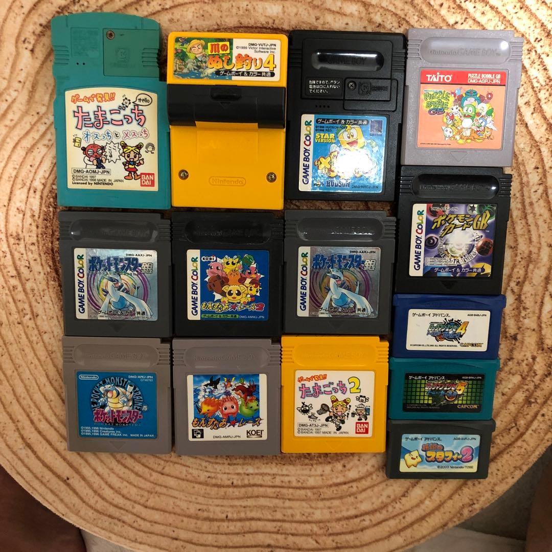 ゲームボーイカラーパープル　カセット42個 レトロ