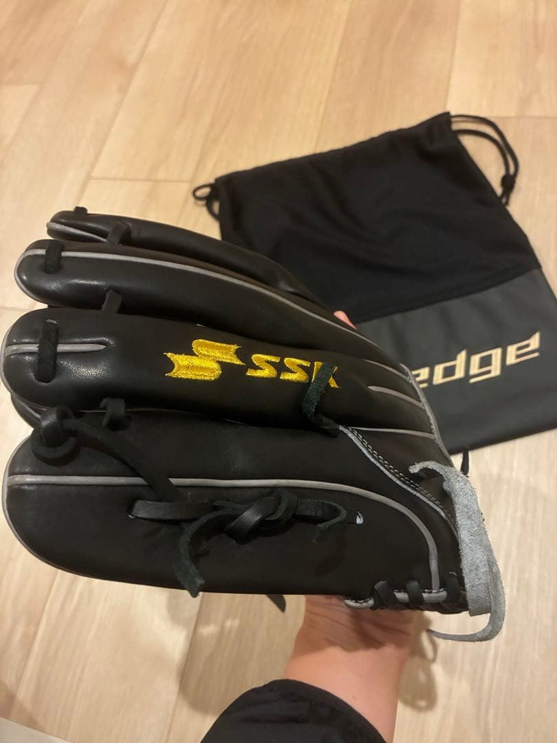 SSK プロエッジ 黒 レザーグローブ