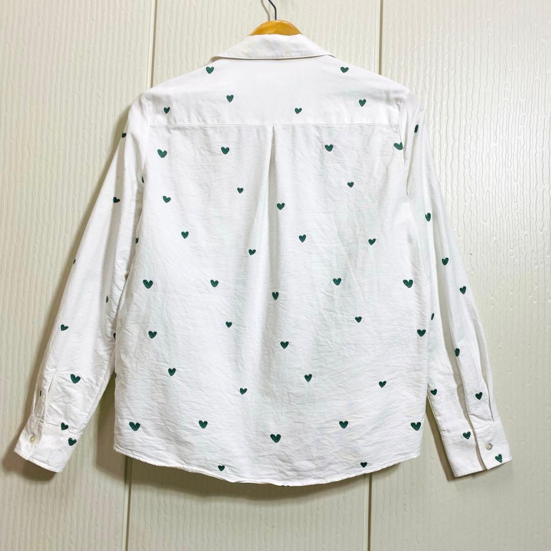 SEZANE セザンヌ ハート刺繍 TOMBOY シャツ オーガニックコットン