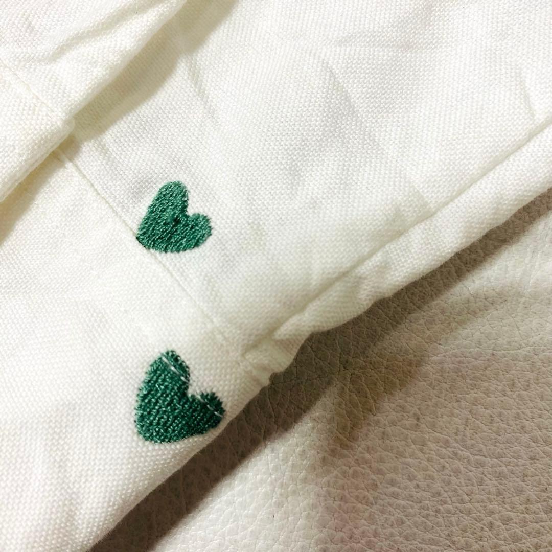 SEZANE セザンヌ ハート刺繍 TOMBOY シャツ オーガニックコットン