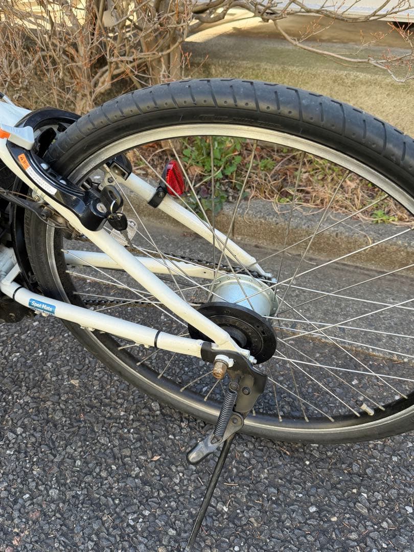 ヤマハ　スポーツ電動自転車　パス ブレイス　YAMAHA 2023年購入　白