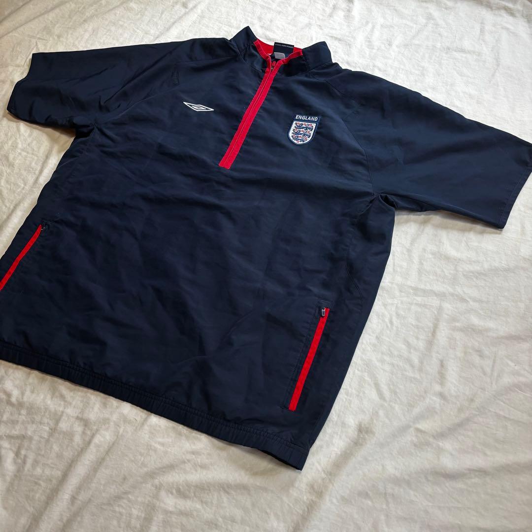 90s UMBRO アンブロ ナイロン ピステ 半袖 在原みゆ紀 イングランド