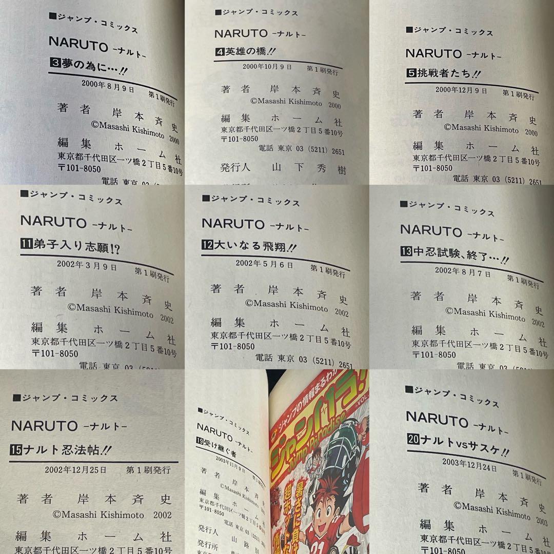NARUTO 1-72巻 + ナルト外伝 計73冊セット 初版45冊