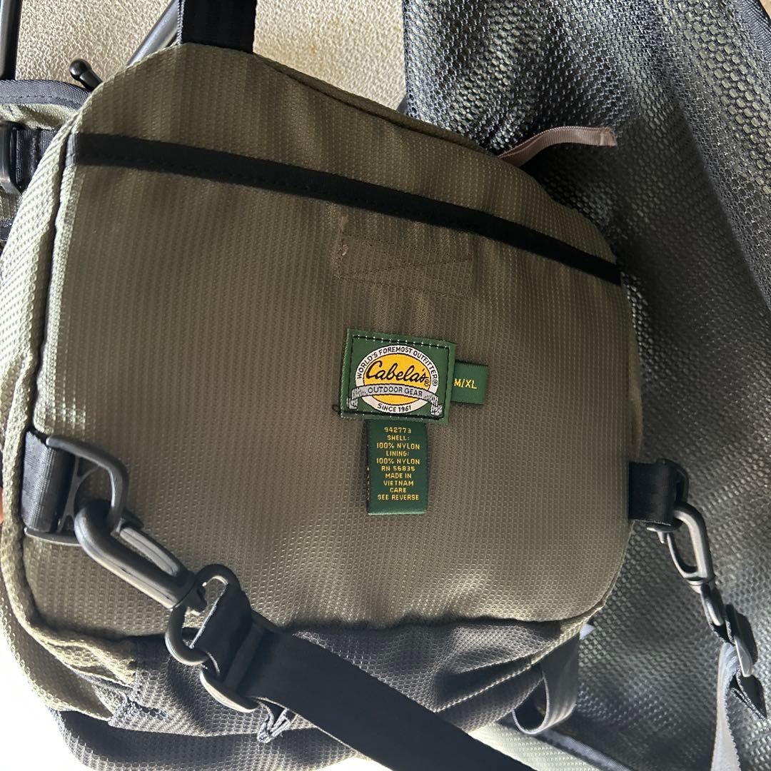 Cabela’sフライフィッシングチェストパック フィッシング　チェストバッグ