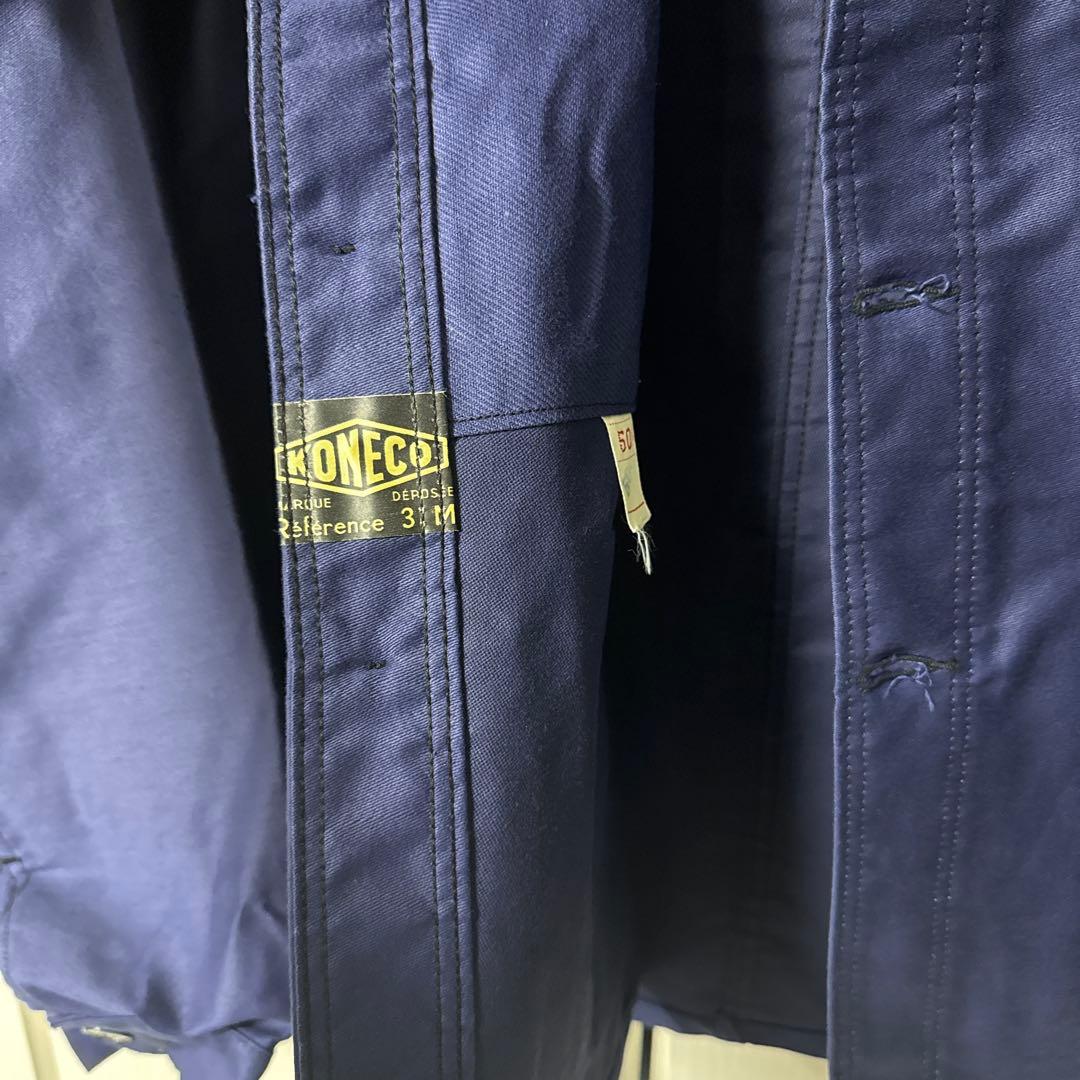 KONECO モールスキン ワークジャケット デッドストック フラッシャー付