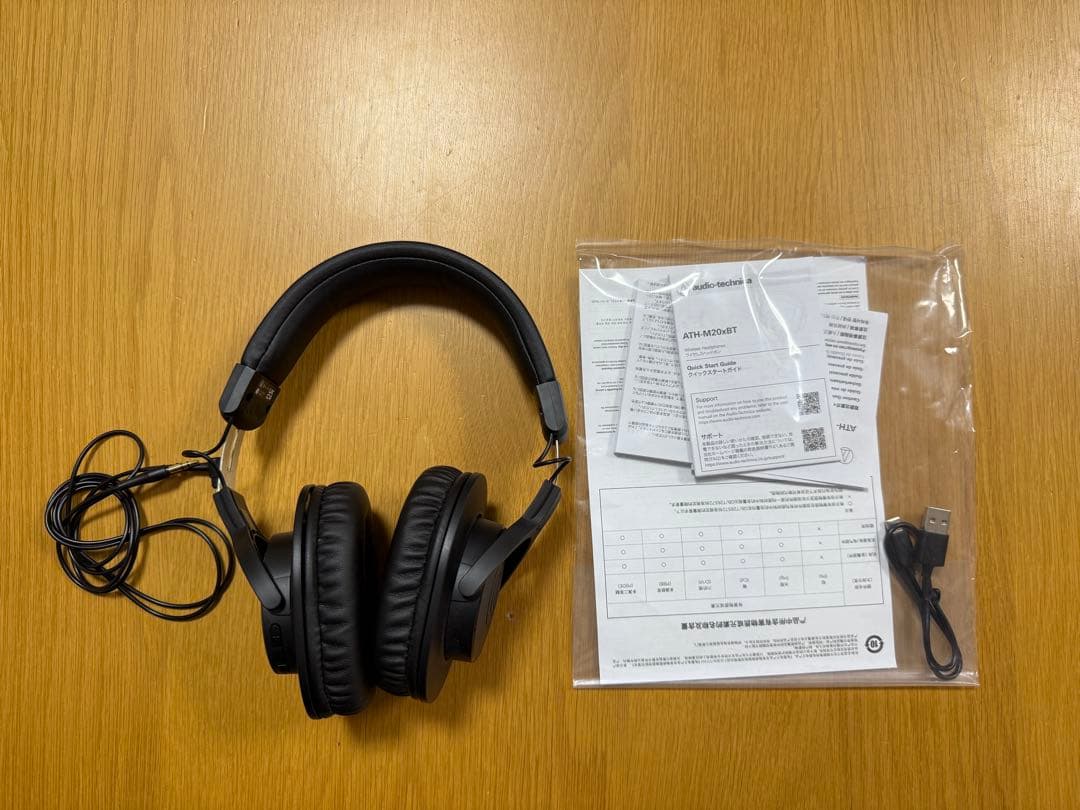 【美品】ATH-M20xBT オーディオテクニカ　Bluetoothヘッドホン