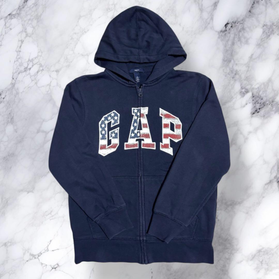 希少 GAP ギャップ ジップパーカー アメリカ Y2K 平成ギャル 海外ガール