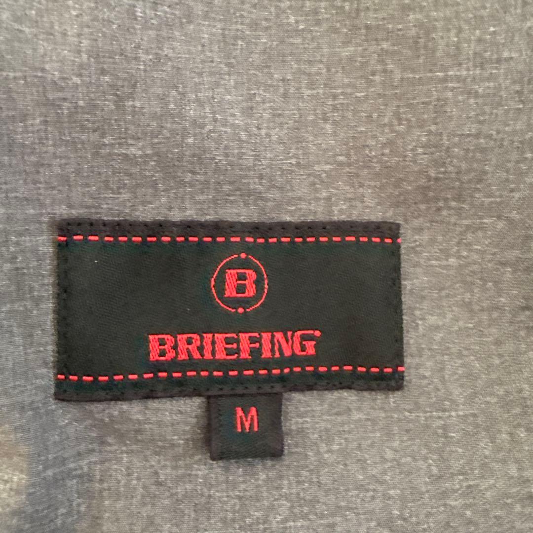 BRIEFING グレー ベスト フルジップ サイズM