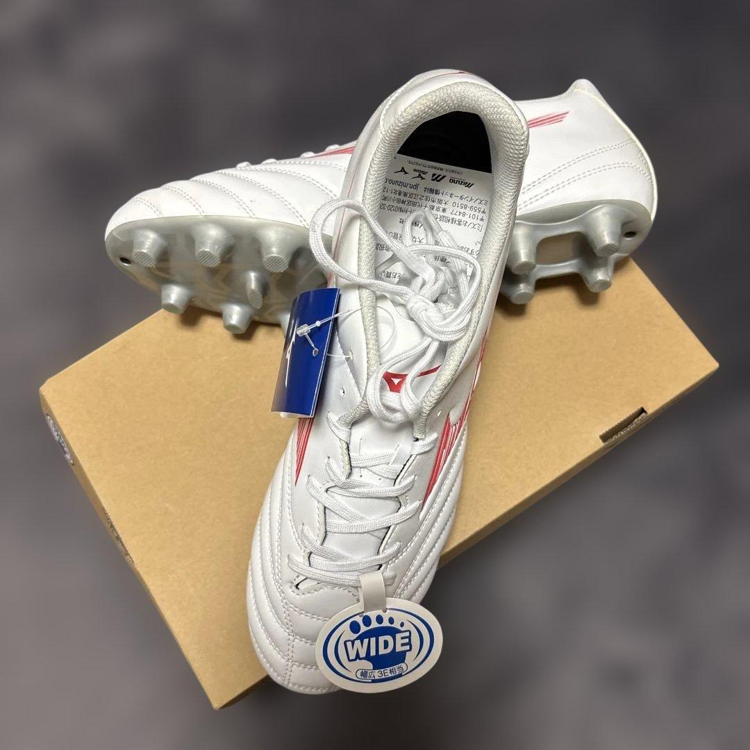Mizuno サッカーシューズ ワイド ホワイト
