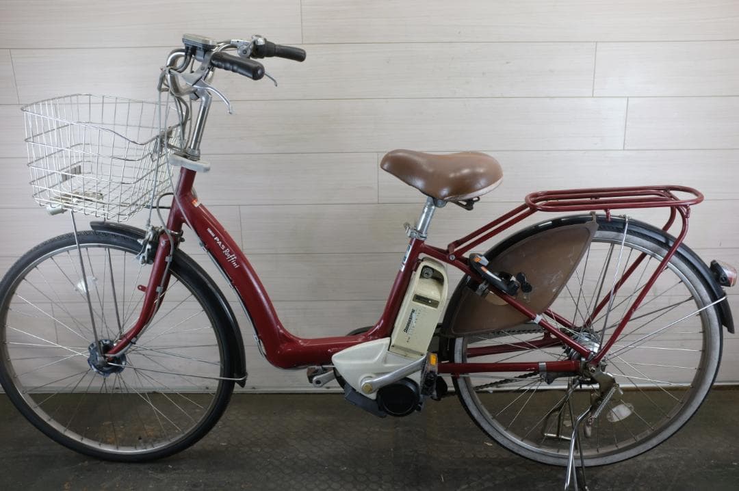 つきのは )5日内発送)ヤマハPAS 26インチ3段　8.1Ah充電器あり