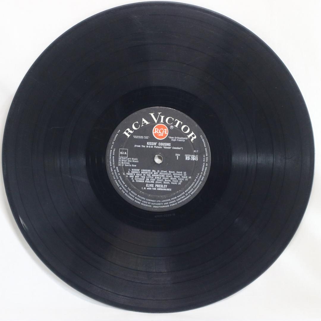 英LP Elvis Presley Kissin' Cousins Mono深溝