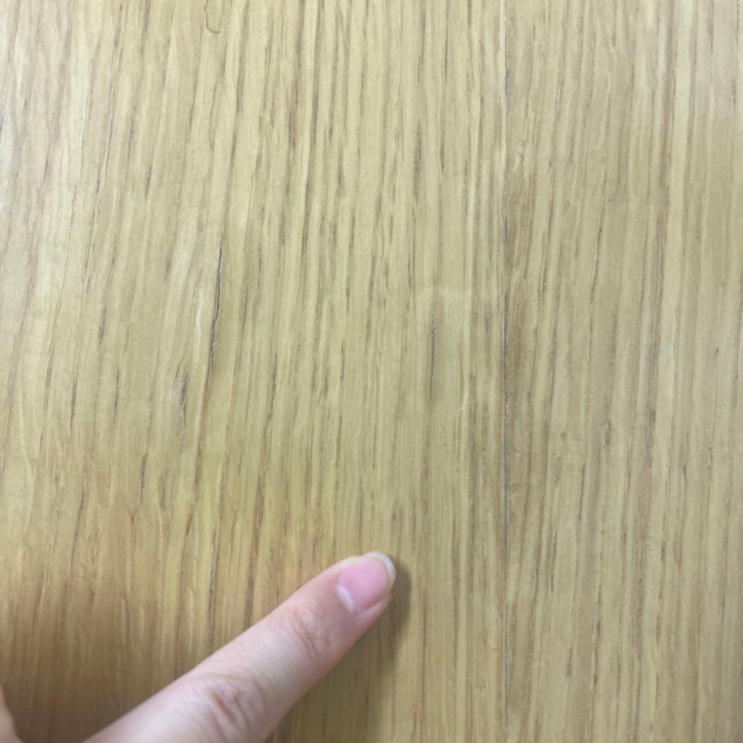 無印良品　オーク材　脚付キャビネット