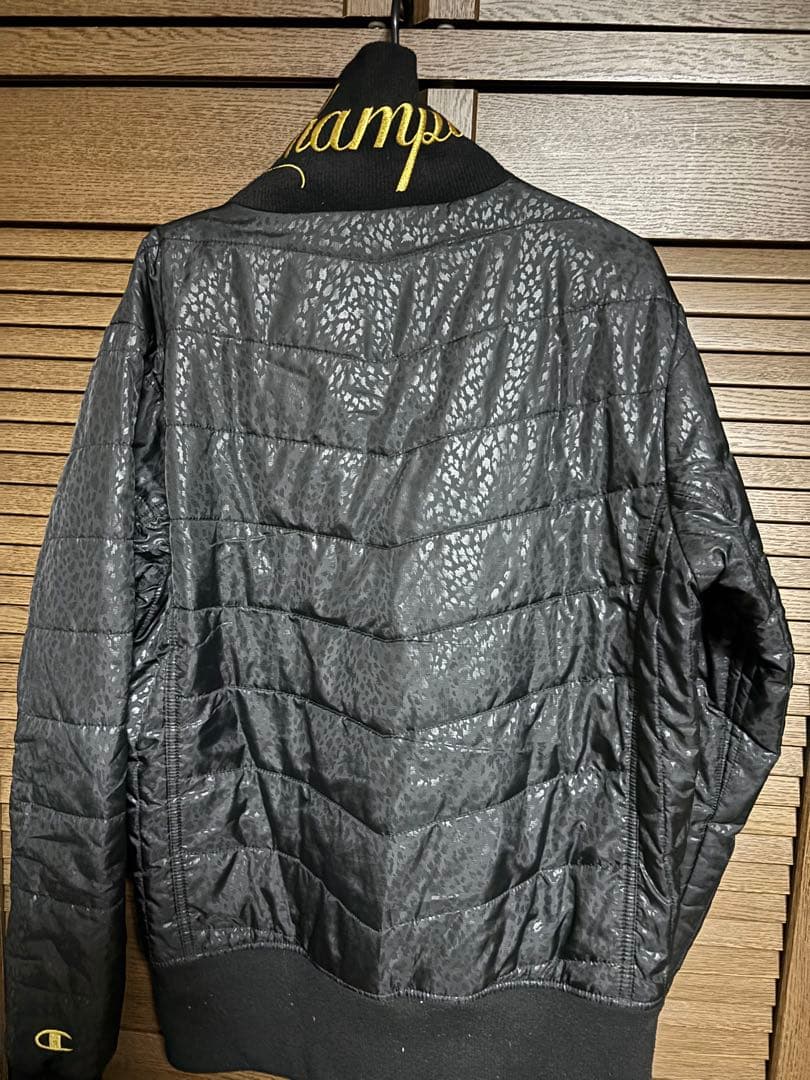 Champion キルティングジャケット L ブラック