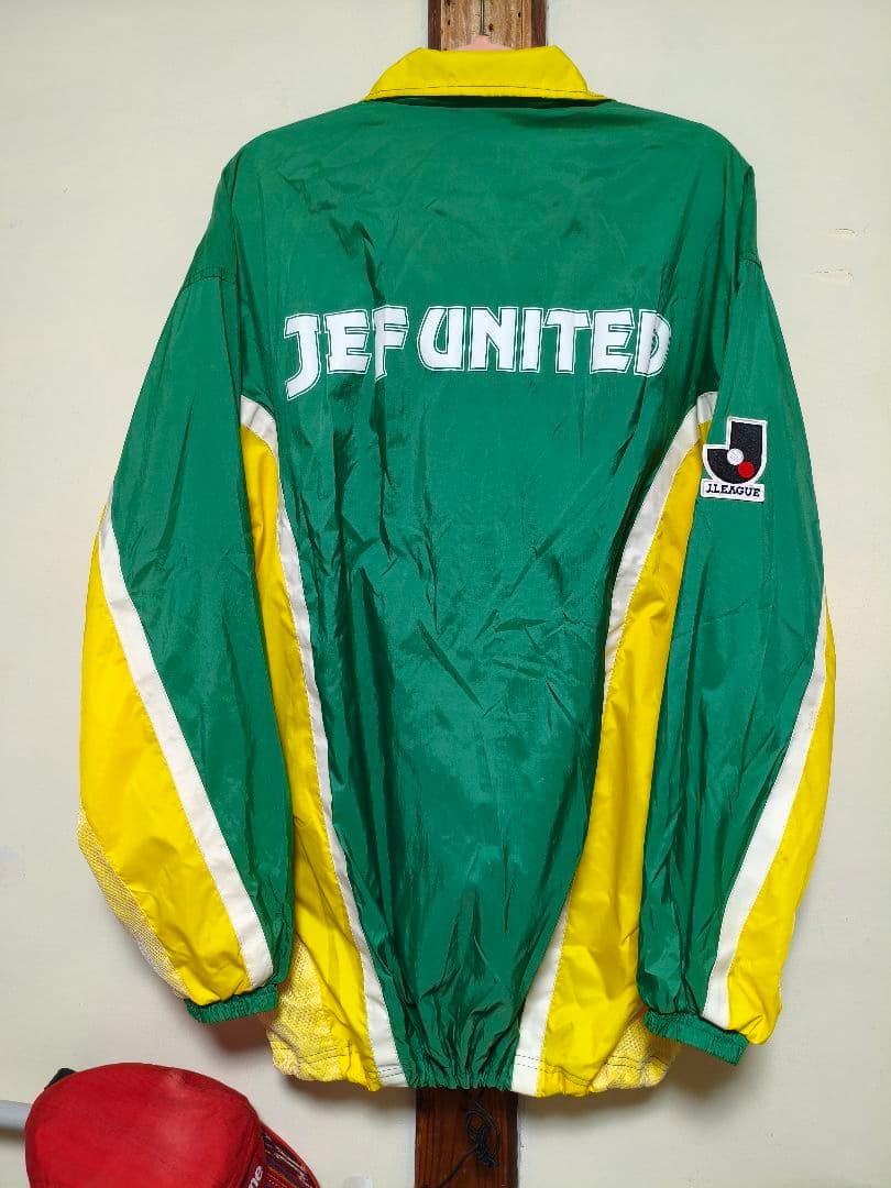 JEF UNITED JLeague ジャケット 緑/黄色