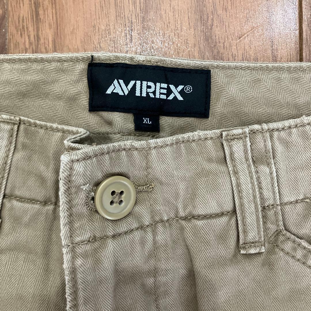 AVIREX ワークパンツ XL ベージュ