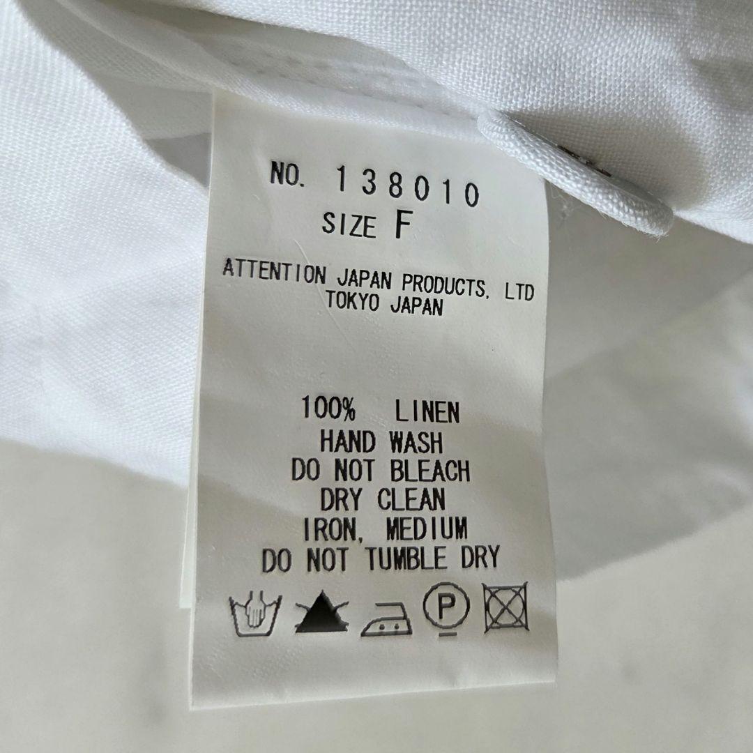 新品　ヴラスブラム Vlas blomme　リネン　レース　ベスト　エプロン