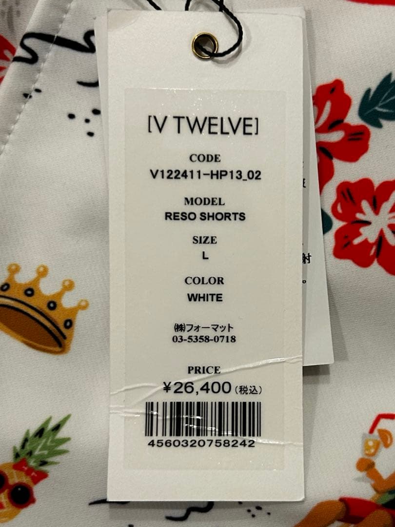 V12 RESO SHORTS ショートパンツ Lサイズ 新品