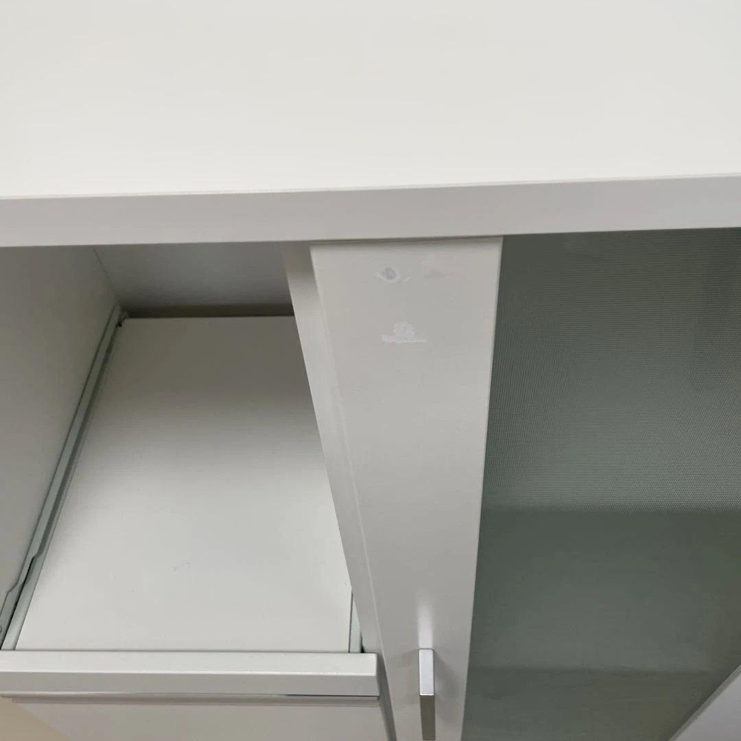 【専用】ホワイト スライド扉 レンジ台 幅60cm