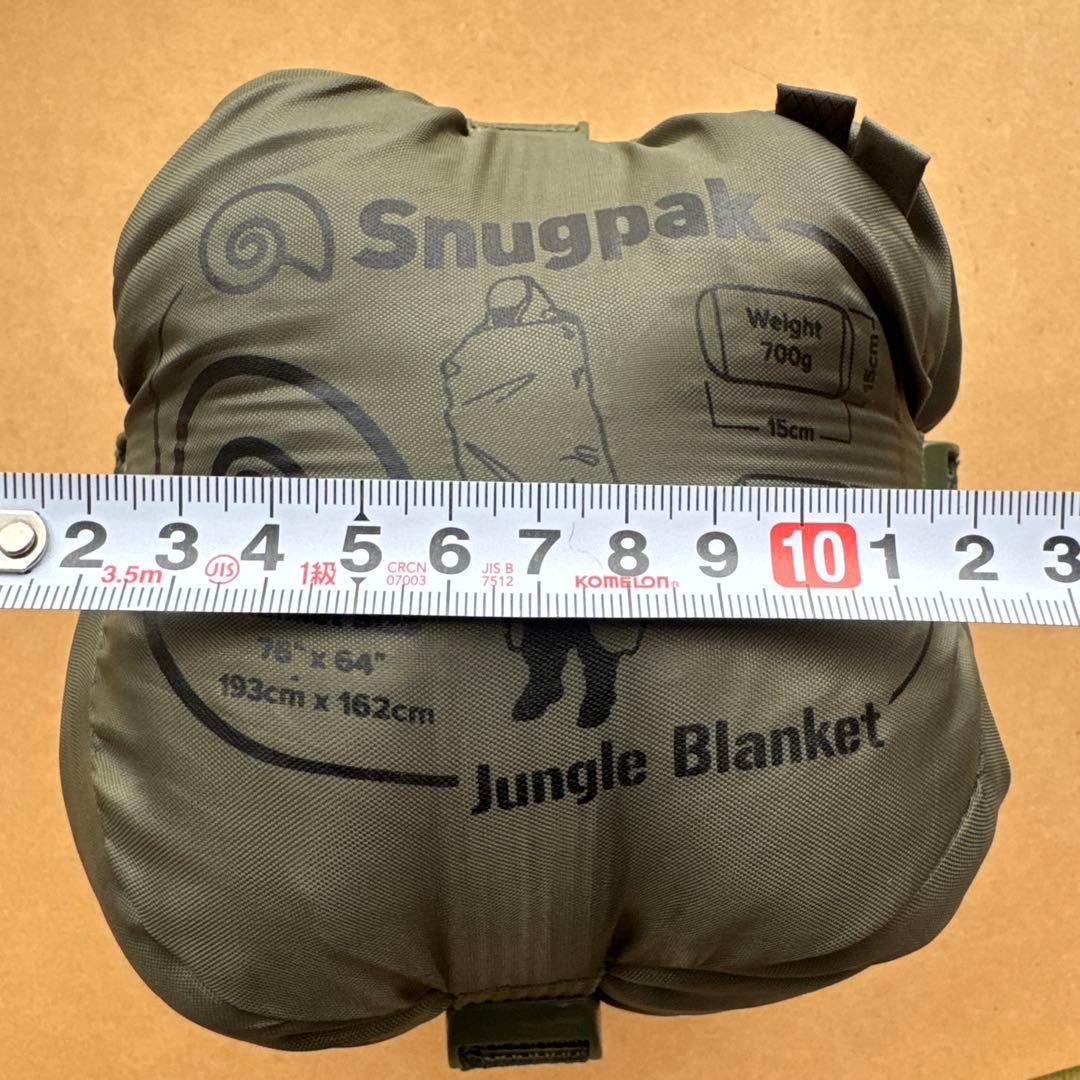 Snugpak(スナグパック) ジャングルトラベル ブランケット 軽量 オリーブ