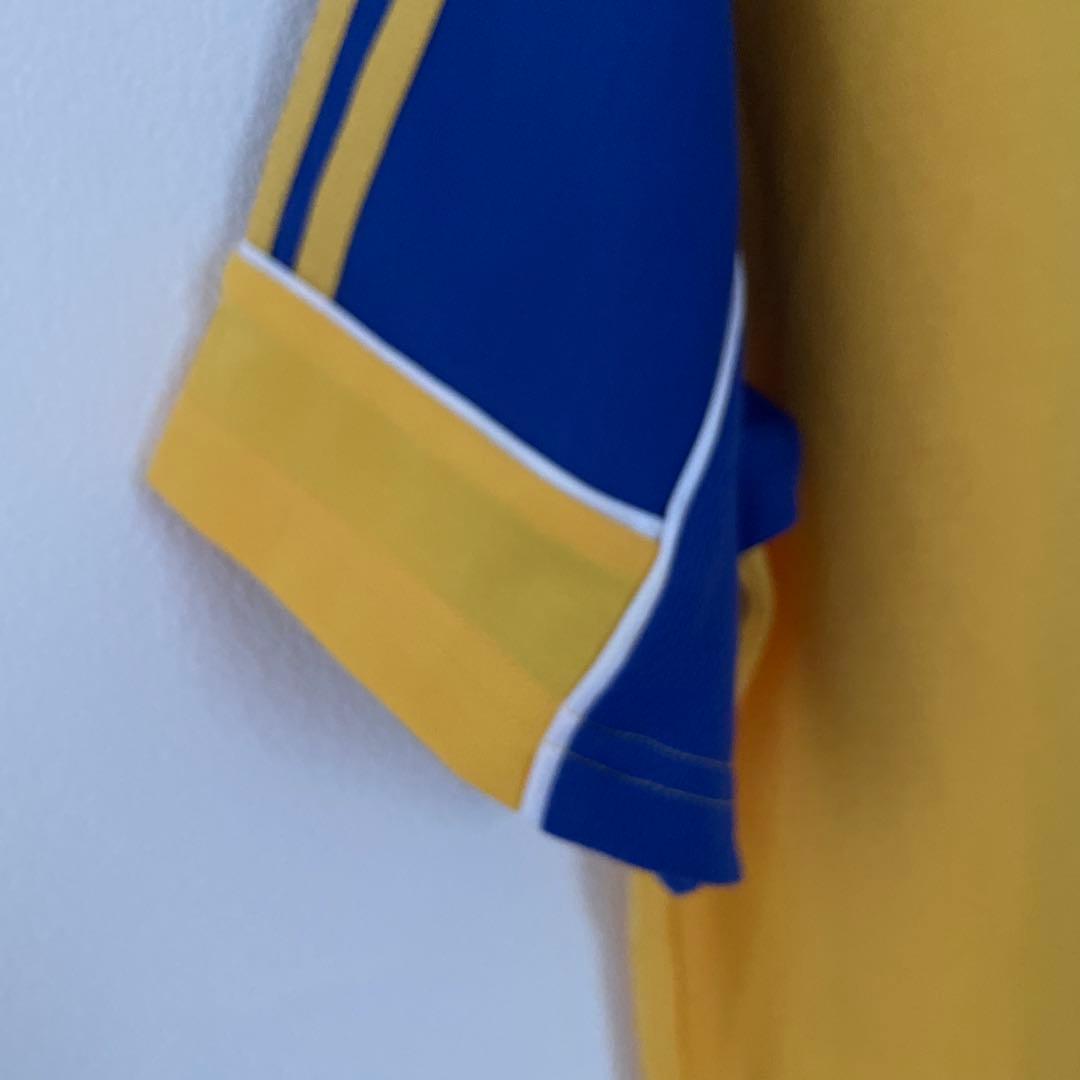 美品サッカーW杯スウェーデン代表 ホーム ユニフォーム黄色青色adidas
