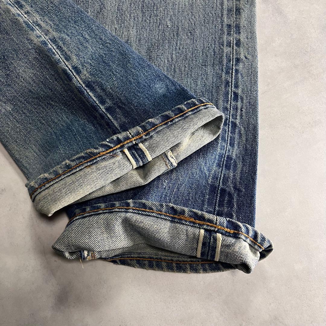 ◎70s LEVI’S 505 66前期 赤耳 ヴィンテージデニム BIGE