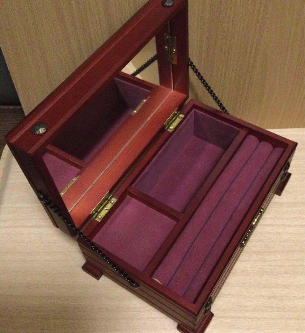 カメオ　オルゴール付き　ジュエリー アクセサリーボックス　宝石箱　日本製