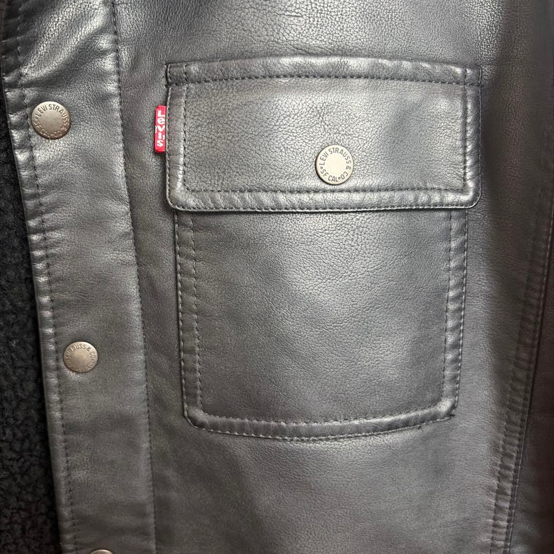 Levi's レザー ボア裏地ジャケット