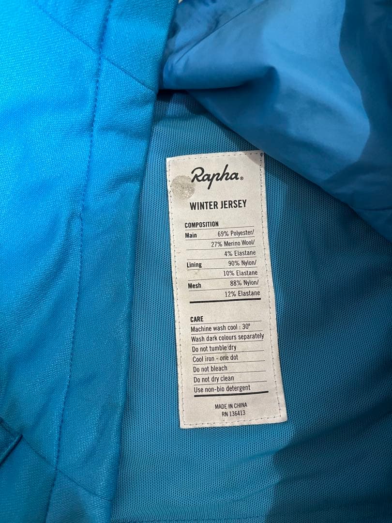 O*O様 Rapha サイクルジャケット 青 長袖
