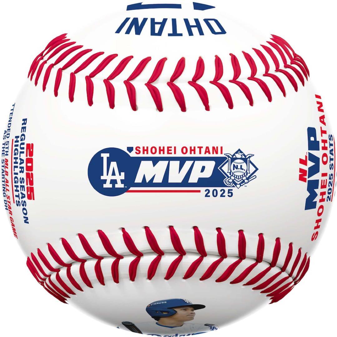 2025年MLB ナショナルリーグ MVP受賞記念 大谷翔平公式記念サインボール