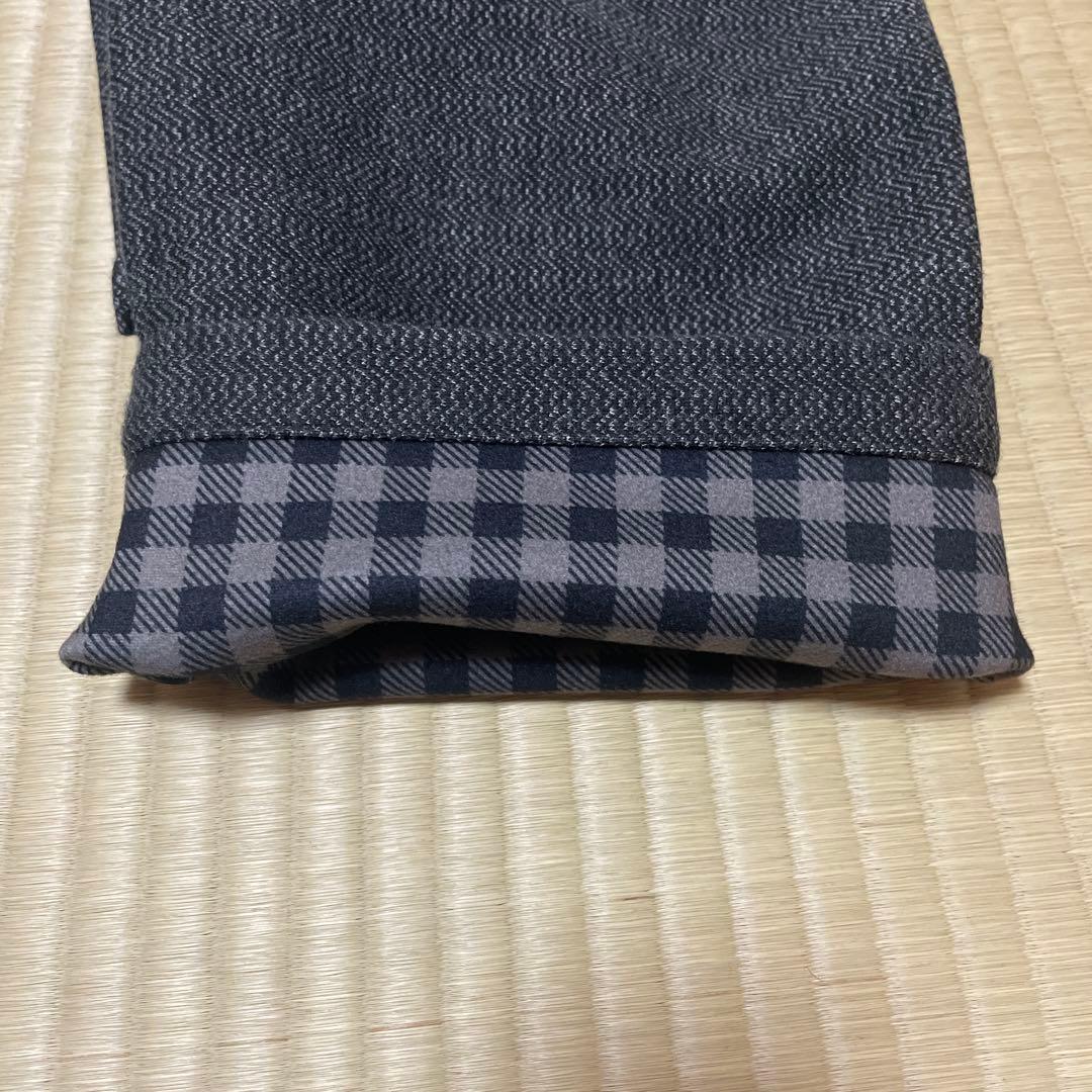 【新品未使用】サイズＬ　エドウィンゴルフ　メンズ冬用パンツ　ヘンリボーン柄