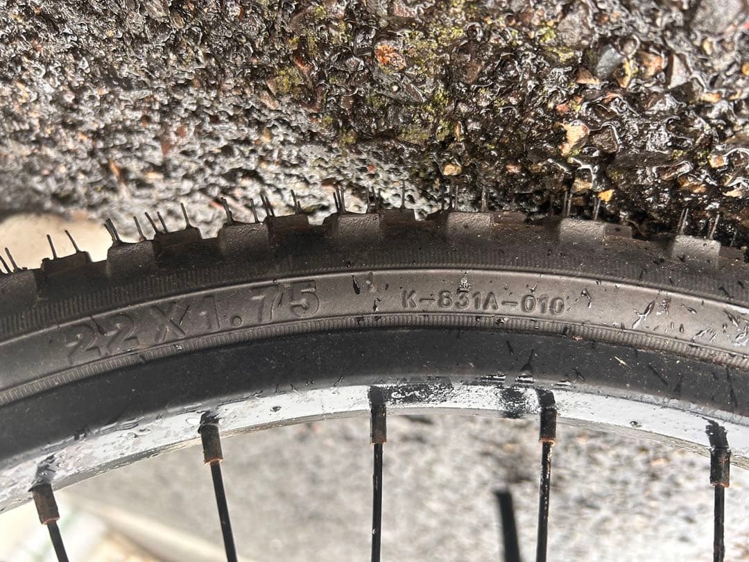 子供用 自転車 本体 黒・赤 前カゴ付 HEAD