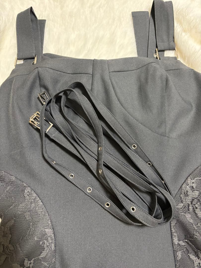 【yilon】WAIST BELT ASYMMETRY OP