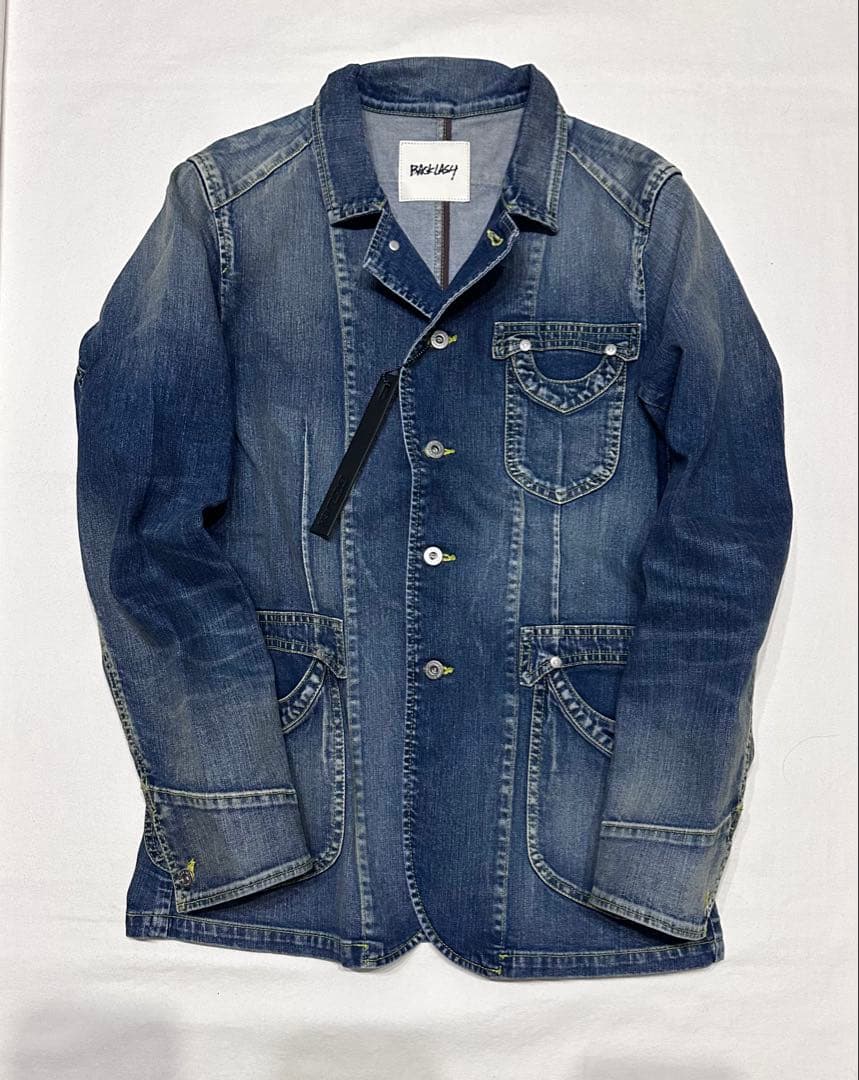 新品BACKLASHストレッチデニムカバーオール/バックラッシュGジャンパンツ