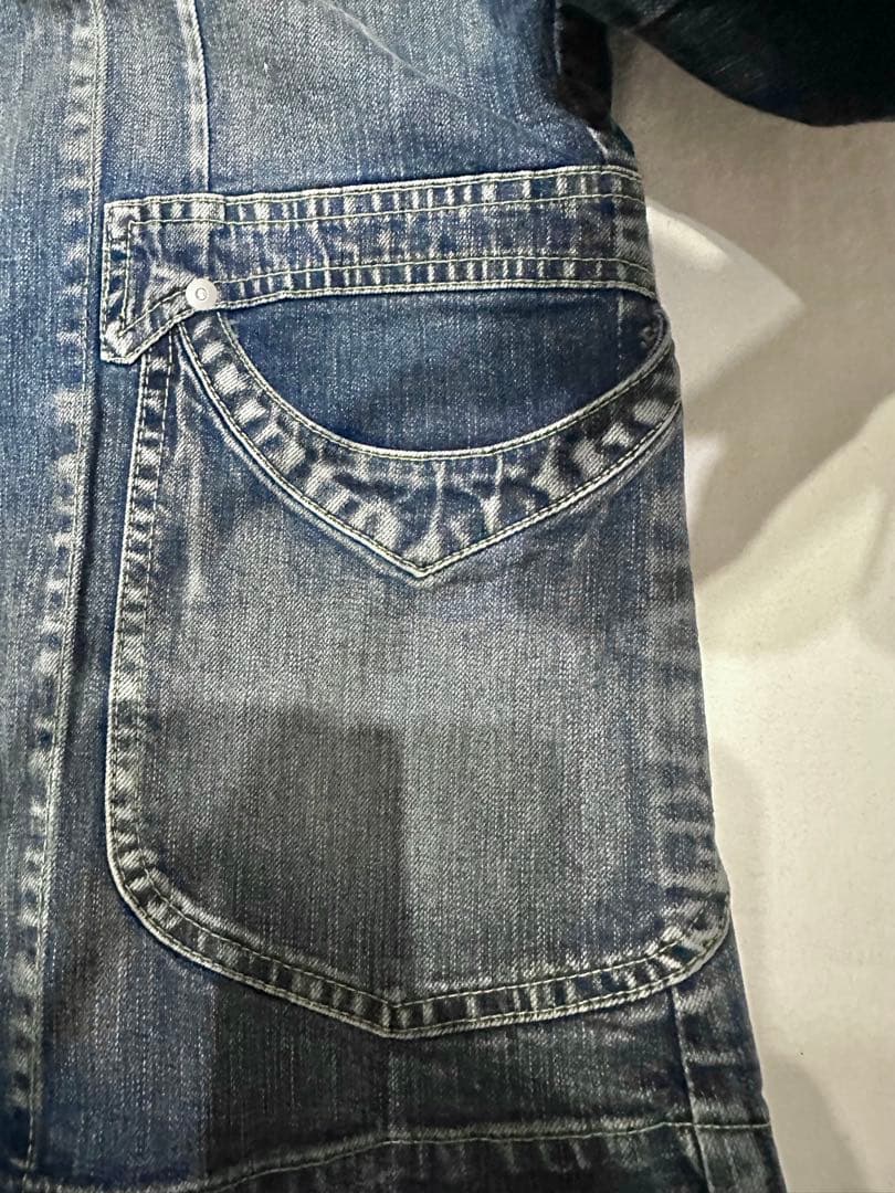 新品BACKLASHストレッチデニムカバーオール/バックラッシュGジャンパンツ